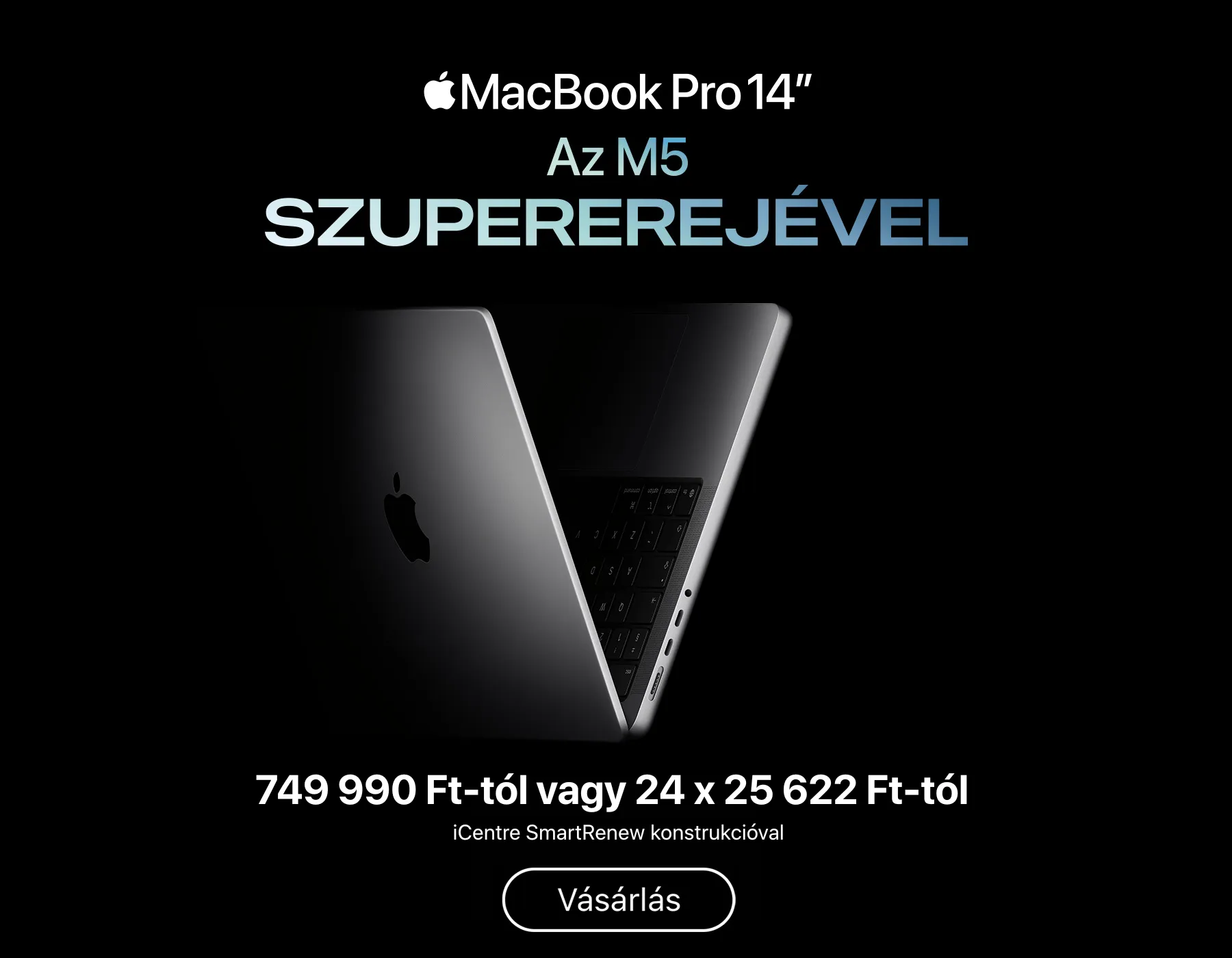 MacBook Pro 14″ Az M5 szupererejével.